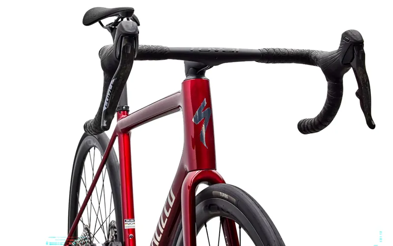 2026 Specialized Aethos 2 Pro SRAM Force AXS Road Bike - Gloss Red Sky-4