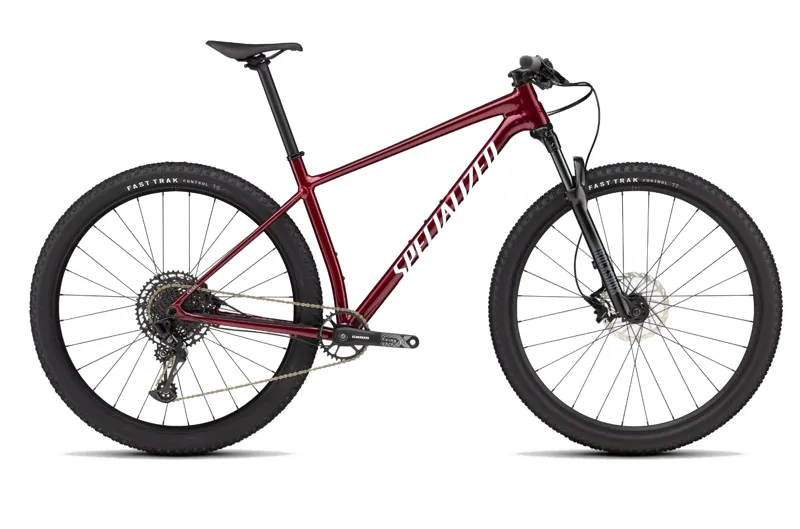 2025 Specialized Chisel Hardtail XC Mountain Bike - Maroon/White