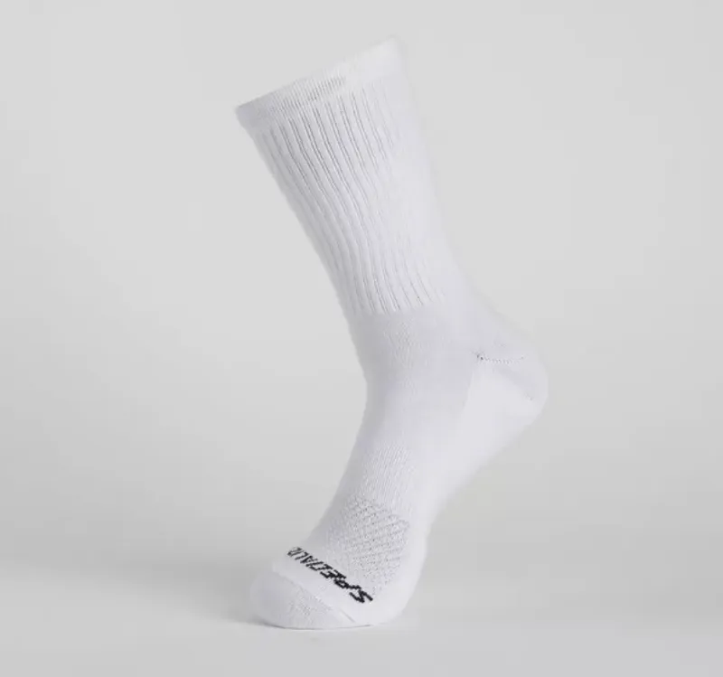 Specialized Cotton Tall Cycling Socks - White-1