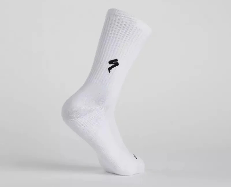 Specialized Cotton Tall Cycling Socks - White