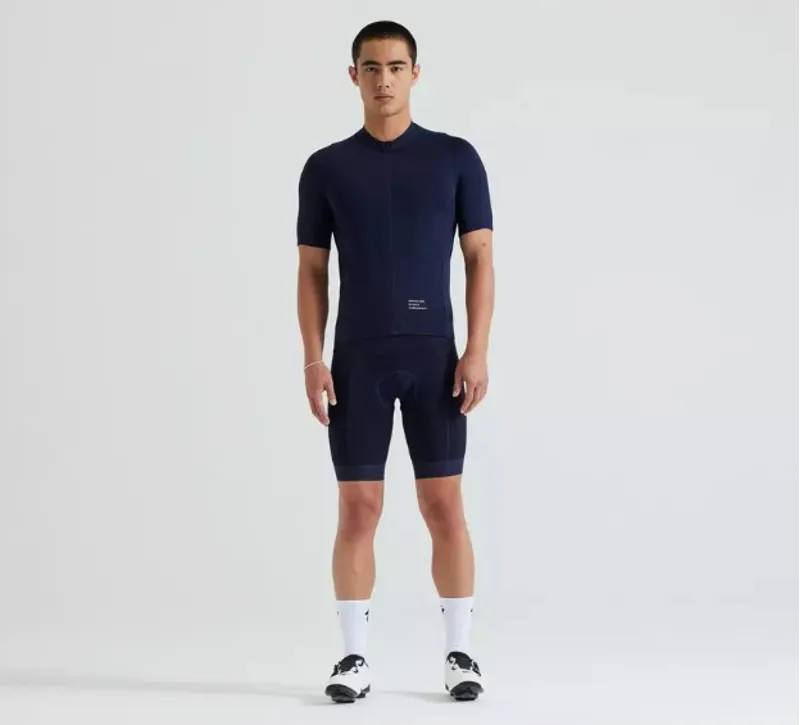 Specialized Foundation Mens Short Sleeve Cycling Jersey - Dark Navy