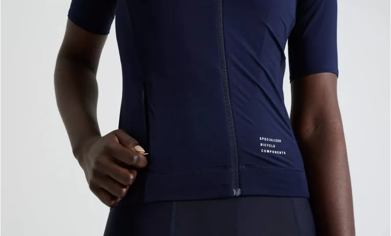 Specialized Foundation Womens Short Sleeve Cycling Jersey - Dark Navy-2
