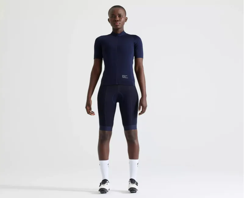 Specialized Foundation Womens Short Sleeve Cycling Jersey - Dark Navy