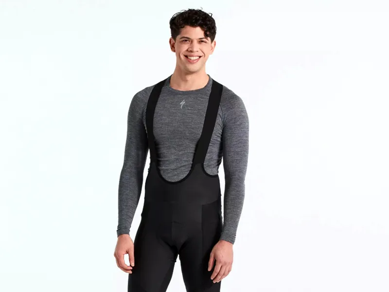 Specialized Merino Seamless Mens Cycling Long Sleeve Base Layer - Grey