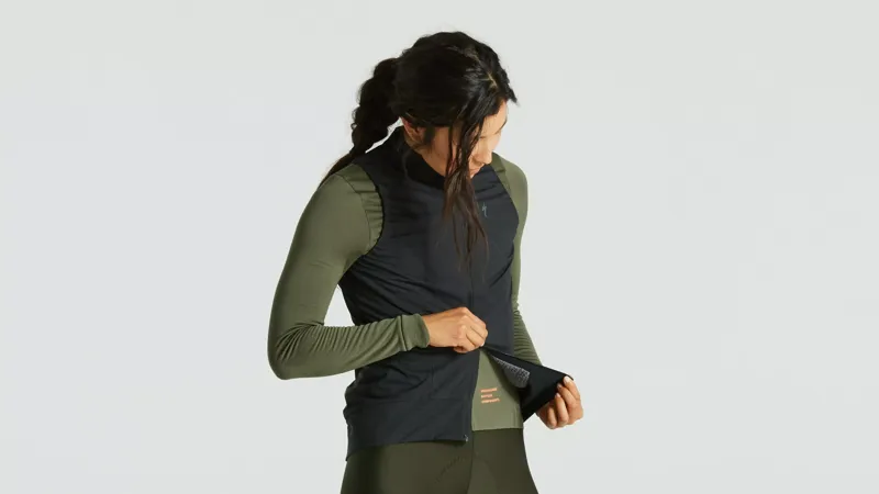 Specialized Prime Alpha Womens Cycling Vest - Black/Smoke-1