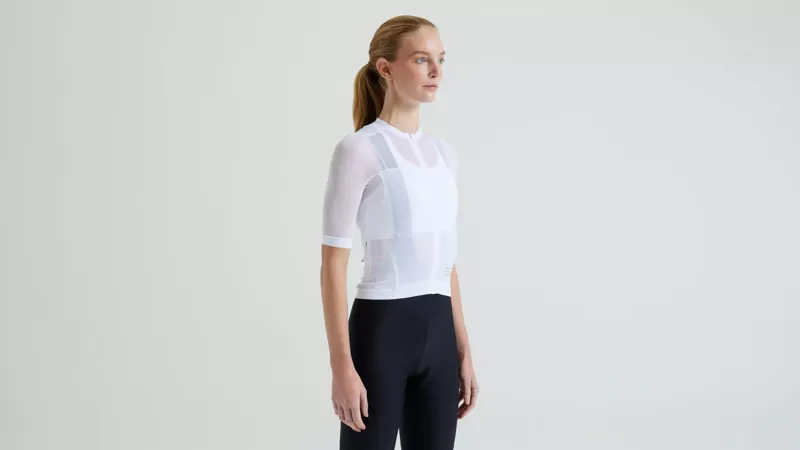 Specialized Prime Lightweight Womens Short Sleeve Cycling Jersey - White-1