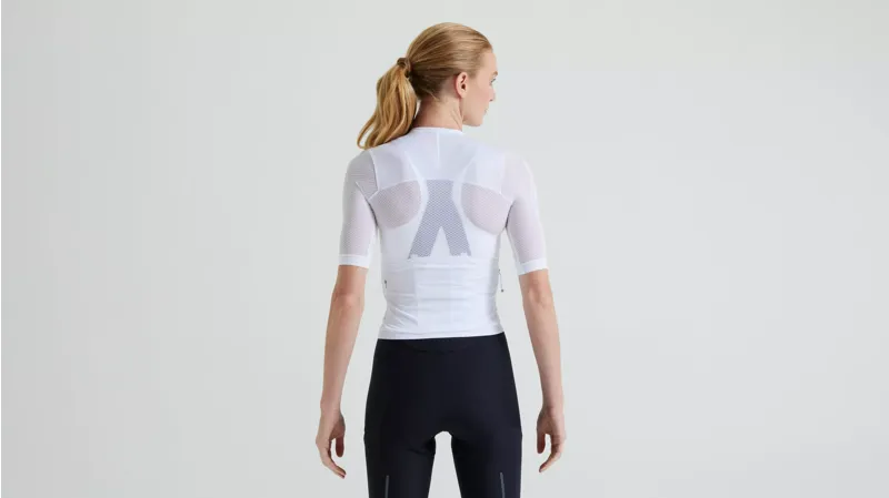 Specialized Prime Lightweight Womens Short Sleeve Cycling Jersey - White-2
