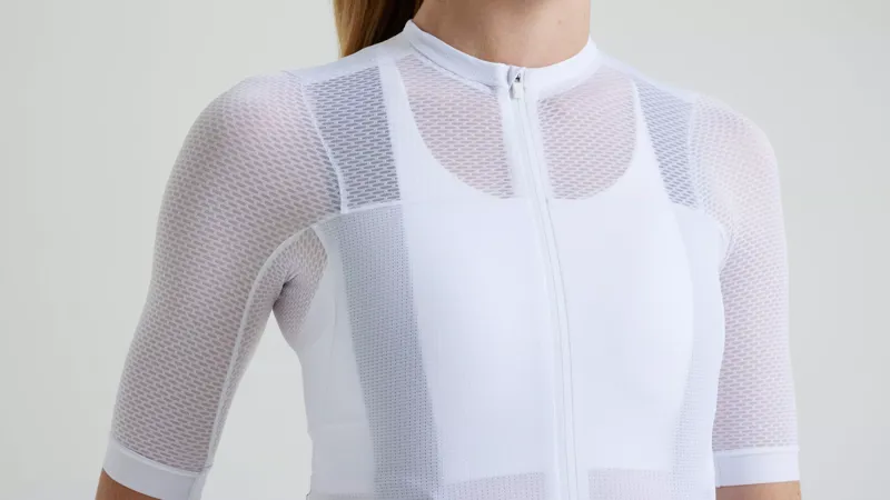 Specialized Prime Lightweight Womens Short Sleeve Cycling Jersey - White-3