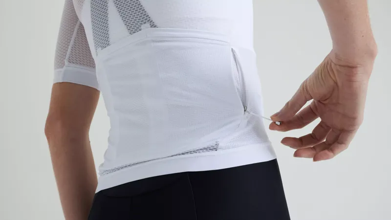 Specialized Prime Lightweight Womens Short Sleeve Cycling Jersey - White-4