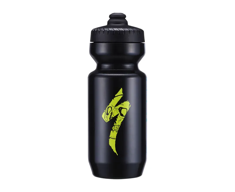 Specialized Purist MFlo 22oz Water Bottle - Skull Yellow
