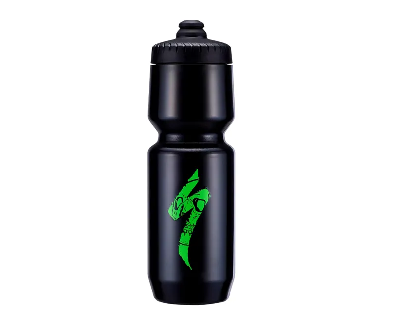 Specialized Purist MFlo 26oz Water Bottle - Skull Green