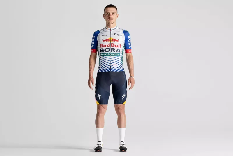 Specialized Red Bull Bora-Hansgrohe Replica Mens Cycling Jersey - White