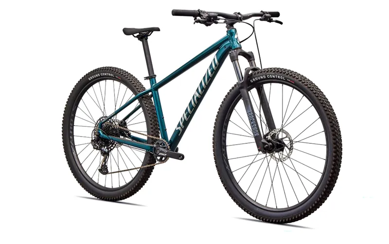 2026 Specialized Rockhopper Expert 27.5 Hardtail Mountain Bike - Emerald-1