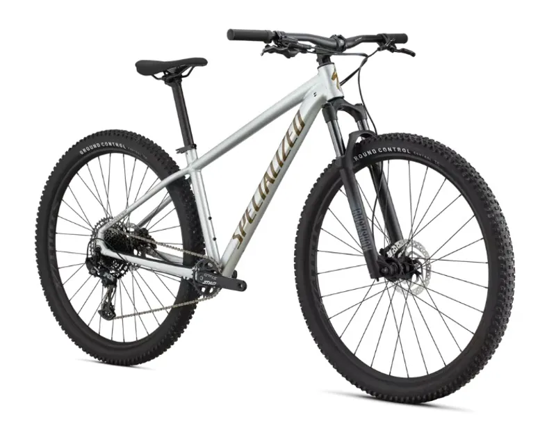 2025 Specialized Rockhopper Expert 27.5 Mountain Bike - Gloss Silver-1