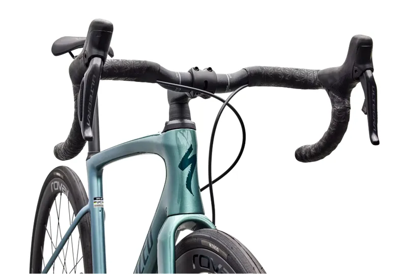 2026 Specialized Roubaix SL8 Expert Shimano Ultegra Di2 Road Bike - Fjord-4