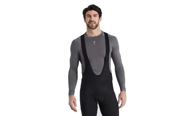 Specialized Seamless Mens Long Sleeve Cycling Base Layer - Grey