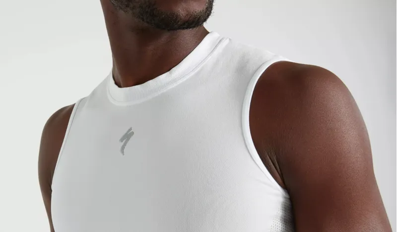 Specialized Seamless Mens Light Sleeveless Cycling Base Layer - White-2