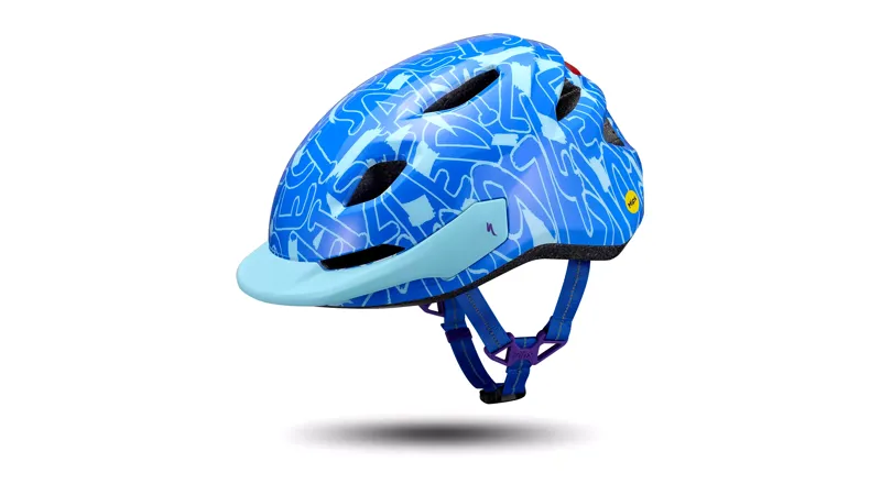 Specialized Shuffle 2 LED Kids Bike Helmet - Sky Blue Graphic