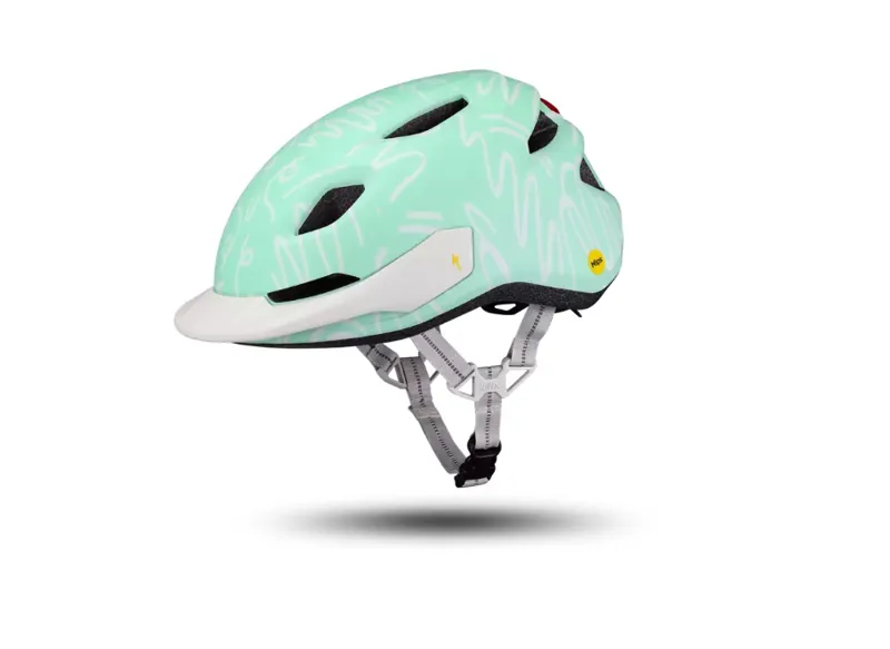 Specialized Shuffle 2 LED Kids Bike Helmet - Dune White Graphic
