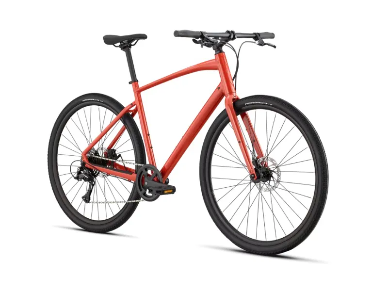 2025 Specialized Sirrus X 1.0 Hybrid Bike - Gloss Deep Orange-1