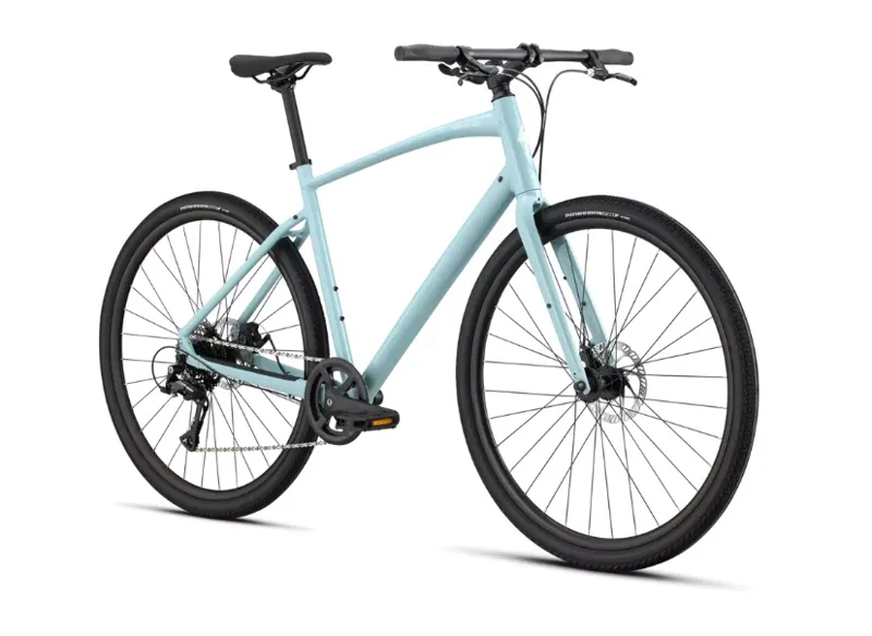 2025 Specialized Sirrus X 1.0 Hybrid Bike - Gloss Sea Foam-1