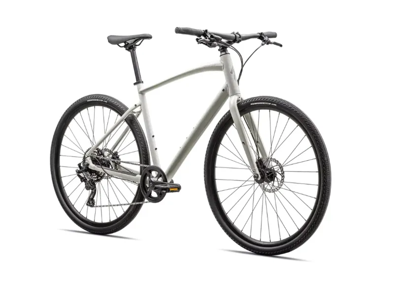 2025 Specialized Sirrus X 2.0 Hybrid Bike - Gloss Dune White-1