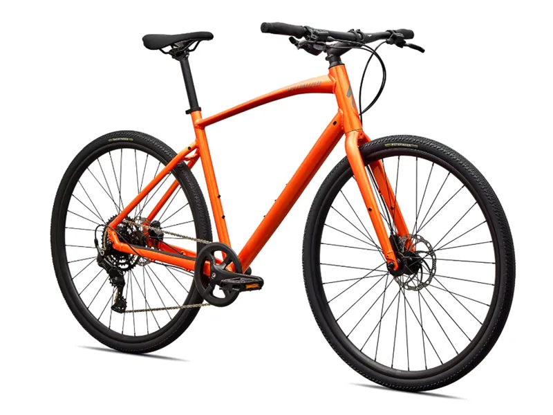 2027 Specialized Sirrus X 2.0 Hybrid Bike - Gloss Tangerine-1