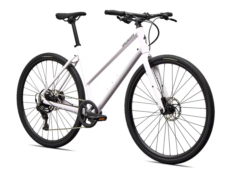 2027 Specialized Sirrus X 2.0 Step-Through Hybrid Bike - Gloss Rose Shimmer-1