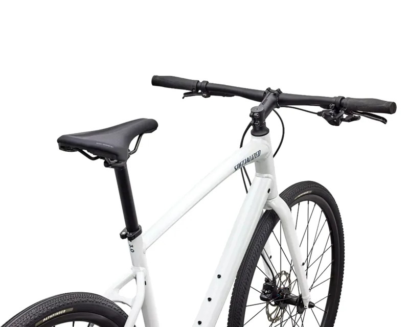 2026 Specialized Sirrus X 3.0 Hybrid Bike - Gloss White Silver-3