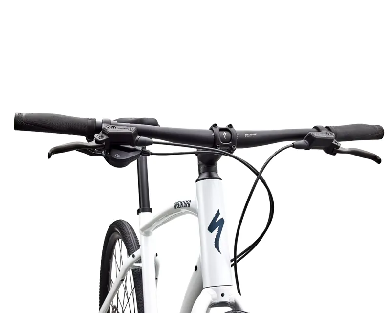2026 Specialized Sirrus X 3.0 Hybrid Bike - Gloss White Silver-4