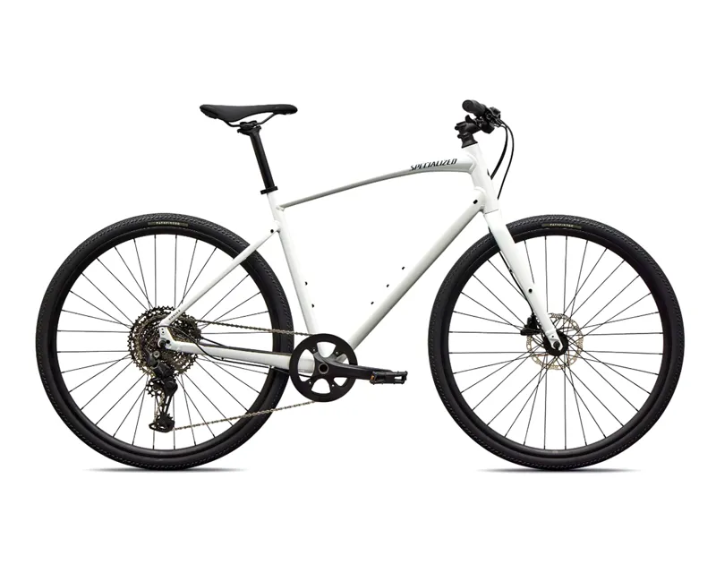 2026 Specialized Sirrus X 3.0 Hybrid Bike - Gloss White Silver