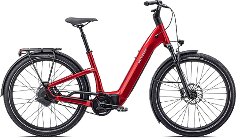 Specialized Turbo Como 5.0 IGH Electric Hybrid Bike - Red Tint - Size Large