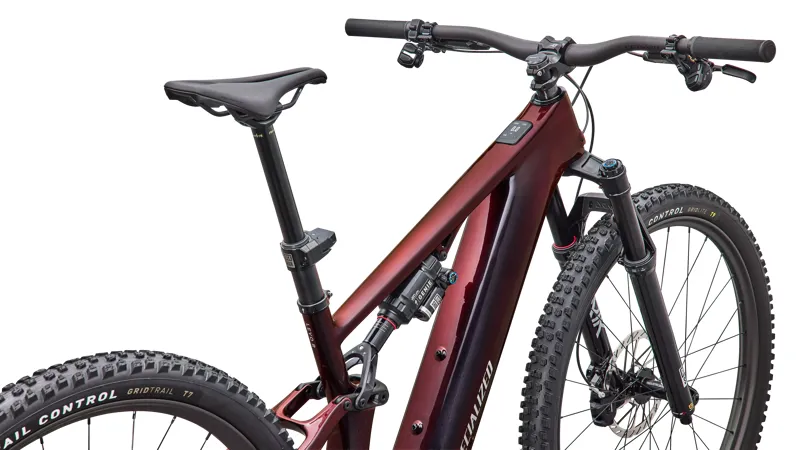2027 Specialized Turbo Levo R Pro Electric Mountain Bike - Gloss Black Red-3