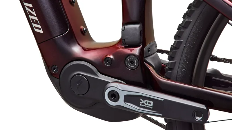 2027 Specialized Turbo Levo R Pro Electric Mountain Bike - Gloss Black Red-6