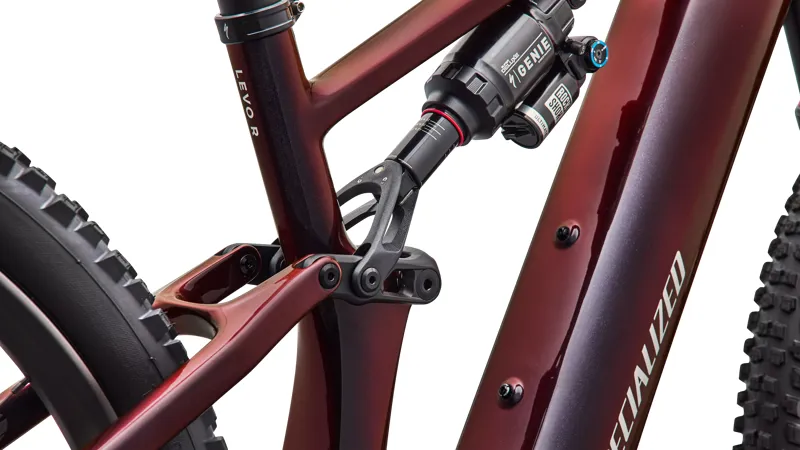 2027 Specialized Turbo Levo R Pro Electric Mountain Bike - Gloss Black Red-7