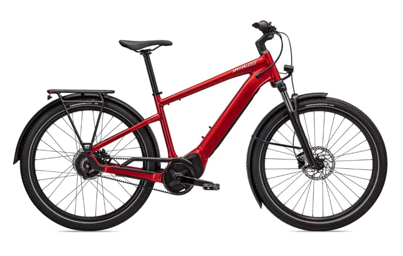 2023 Specialized Turbo Vado 3.0 IGH Electric Hybrid Bike - Red Tint - Size Small