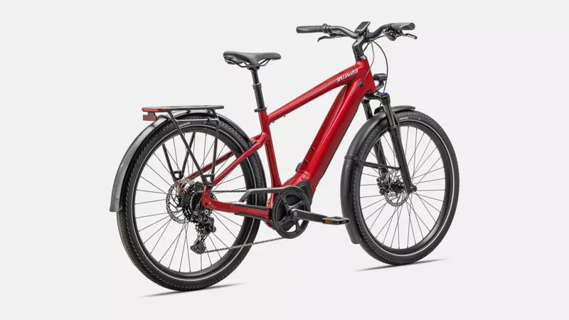 2025 Specialized Turbo Vado 4.0 Electric Hybrid Bike - Gloss Red Tint-2