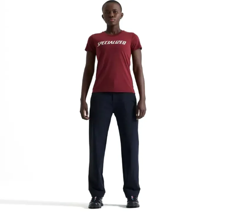 Specialized Wordmark Womens Short Sleeve T-Shirt - Garnet Red