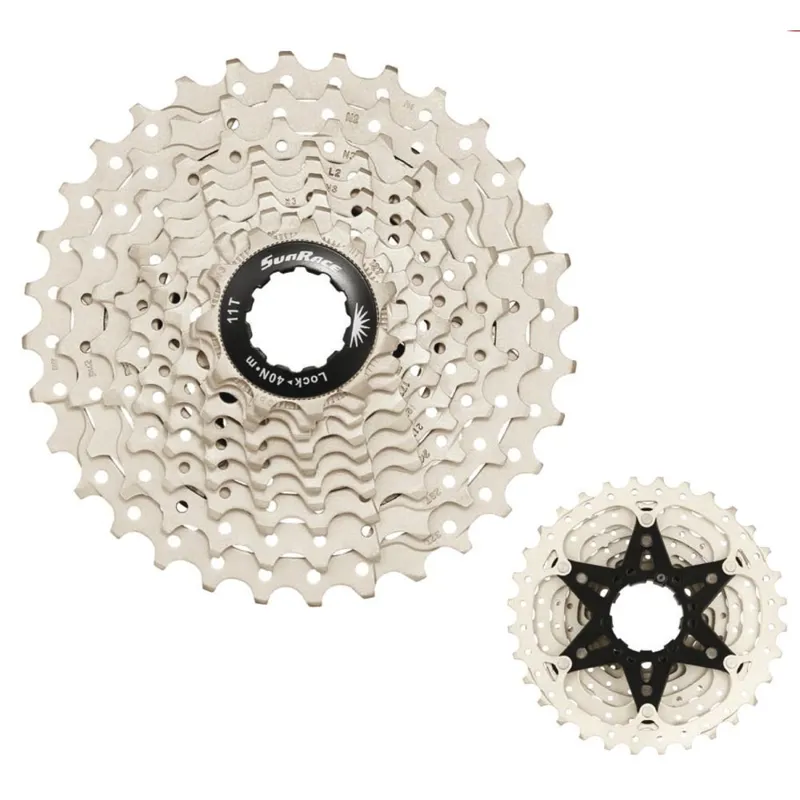 Shop Soiled: SunRace RS1 10-Speed Cassette Shimano/SRAM 11-32T - Champagne
