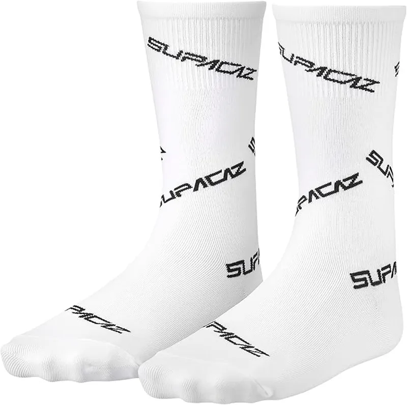 Supacaz SupaSox Twisted Sock - Black/White