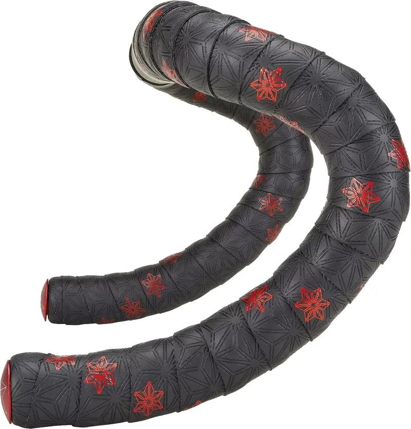 Supacaz Super Sticky Kush Galaxy Handlebar Tape - Red Print/Ano Red