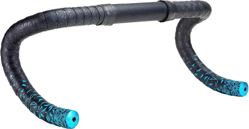 Supacaz Super Sticky Kush Star Fade Handlebar Tape - Neon Blue/Ano Blue-1