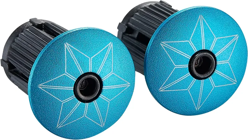 Supacaz Super Sticky Kush Star Fade Handlebar Tape - Neon Blue/Ano Blue-3