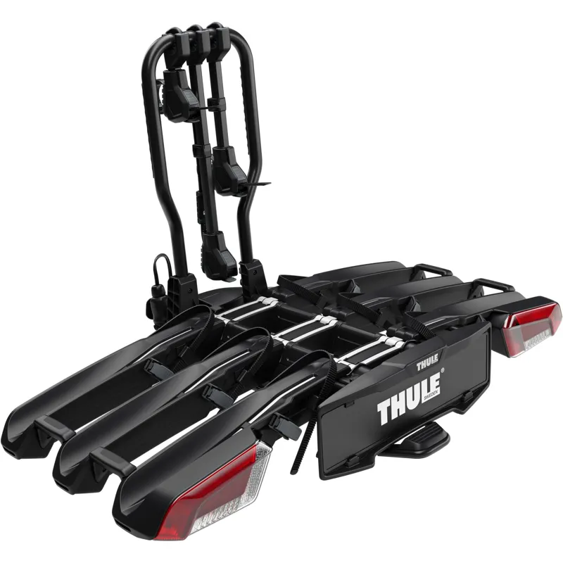 Thule 945 EasyFold 3 3-Bike AcuTight 13-Pin Car Rack - Black/Silver