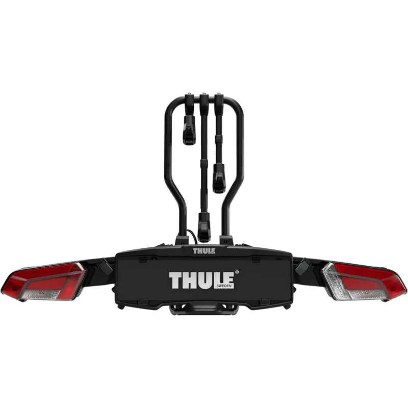 Thule 945 EasyFold 3 3-Bike AcuTight 13-Pin Car Rack - Black/Silver-1