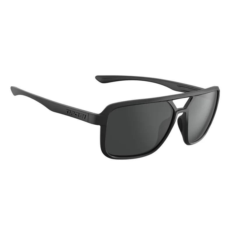 Tifosi Salto Single Lens Cycling Sunglasses - Blackout Smoke-2