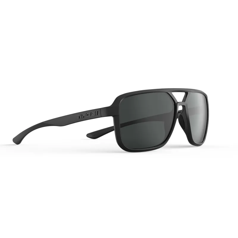 Tifosi Salto Single Lens Cycling Sunglasses - Blackout Smoke-3