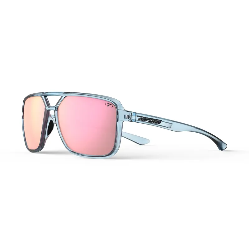 Tifosi Salto Single Lens Cycling Sunglasses - Blue Horizon Pink Mirror-4