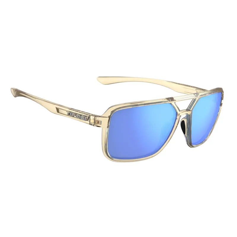 Tifosi Salto Single Lens Cycling Sunglasses - Golden Ray Sky Blue Mirror-2