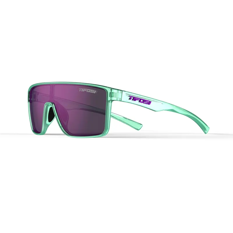 Tifosi Sanctum Single Lens Sports Sunglasses - Aqua Shimmer-3